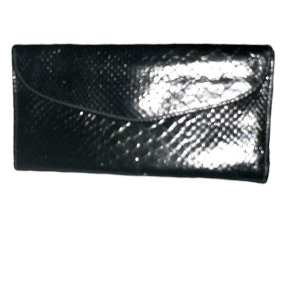 Fiocchi Lecco Italian leather reptile design horse it wallet - Picture 7 of 17